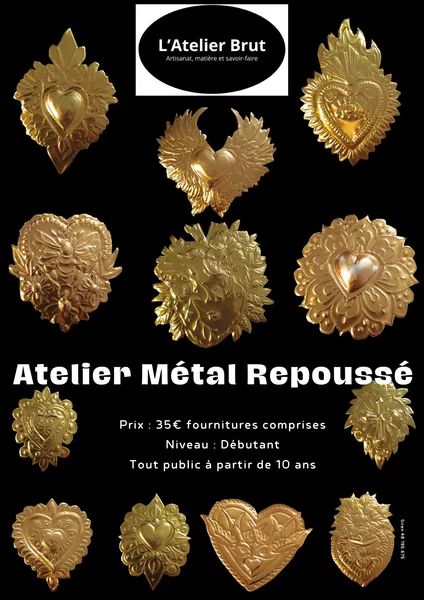 atelier métal repoussé créativa rouen 2026 l atelier brut 76 karine chevaleyre
